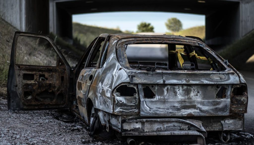 coche quemado