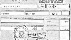 Impuesto de circulación pendiente de pagar