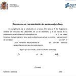 modelo de representación para baja de vehiculo de empresa